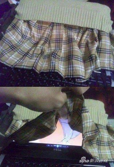 看的我灼热了起来