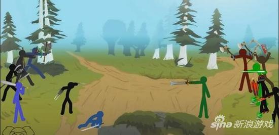 玩家自制火柴人动画:LOL大战Dota2