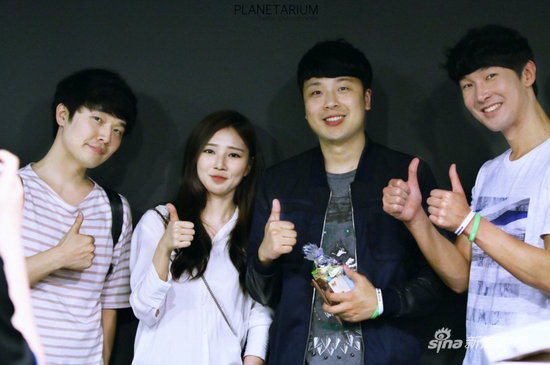 李贤京与Spotv帅哥三人组