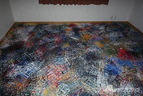 岛国模型大神用框架边角料做了个高达