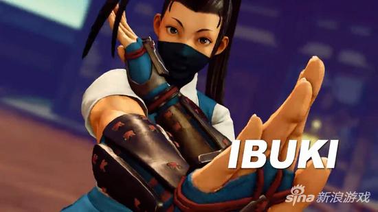 《街头霸王5》新角色女忍者伊吹