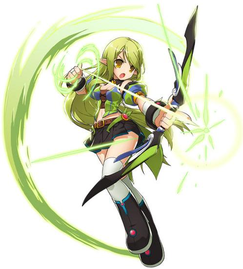 网游《艾尔之光》萌妹子的技能切入