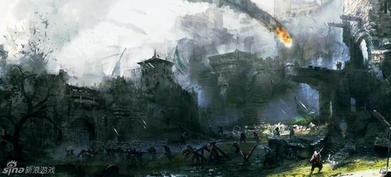 游戏的场景概念图