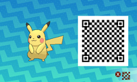 捉到宝可梦(Pokémon)后会显示QR Code。