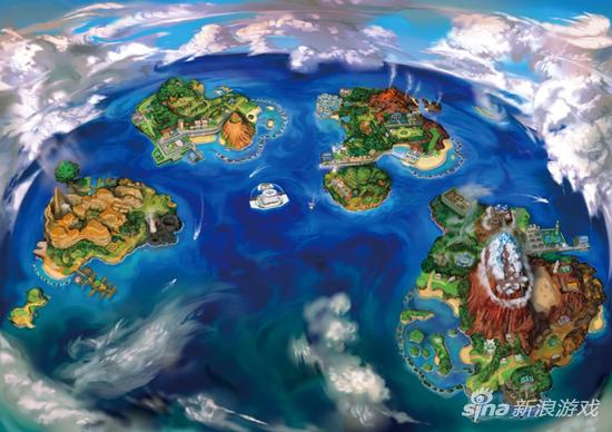 全新的冒险舞台“阿罗拉地区”