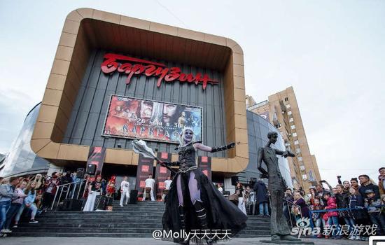 魔兽电影俄罗斯首映现场玩家COS秀