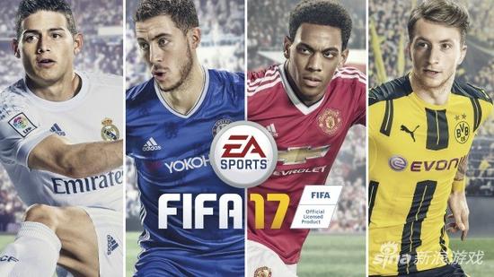 《FIFA 17》签约了四名宣传角色