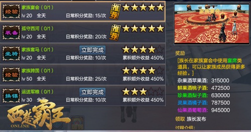 在系统家族中，玩家也能体验部分任务玩法