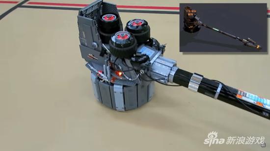 很酷炫的乐高版莱因哈特持有武器火箭锤