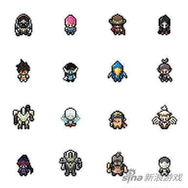 守望先锋像素英雄