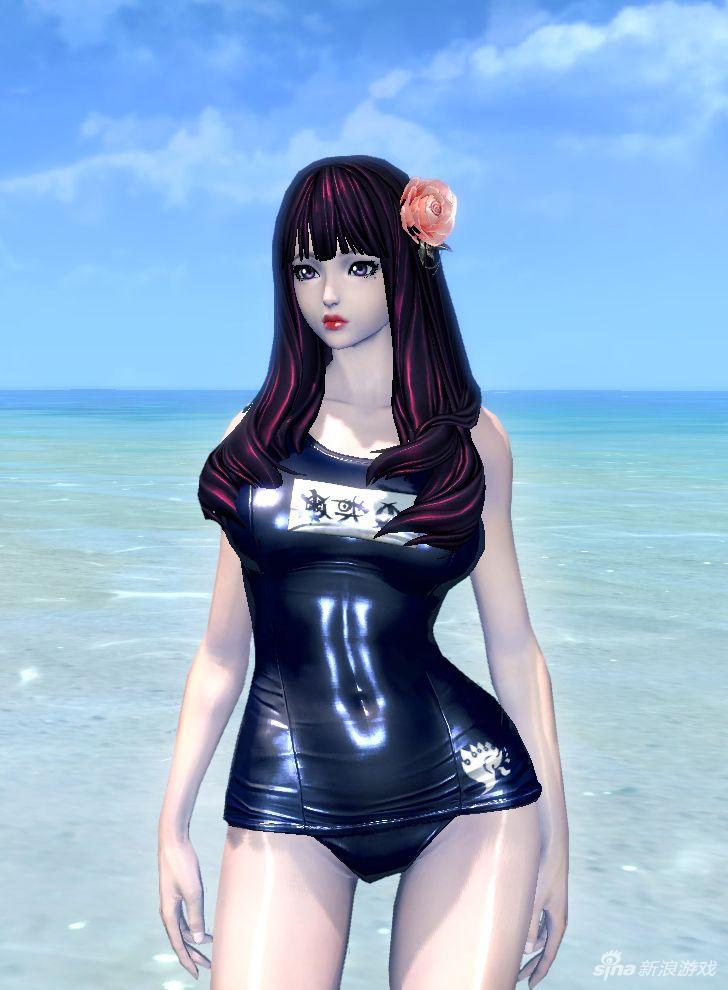 包身漆皮装剑灵2016新泳装女版美图赏