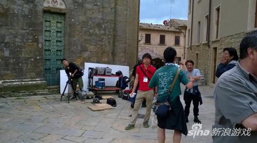 之前曝光的拍摄现场照片