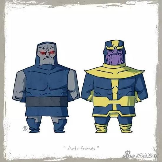 DC：达克赛德 VS 漫威：灭霸