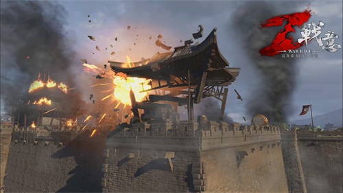 回回炮砸毁城楼