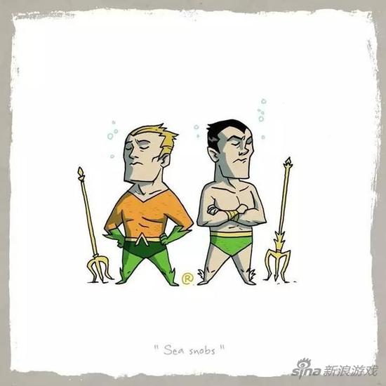 DC：潜水侠 VS 漫威：海王拿摩