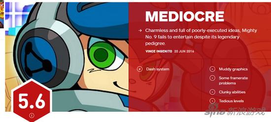 《无敌九号》IGN评分5.6