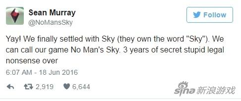 《无人深空》延期竟因名字