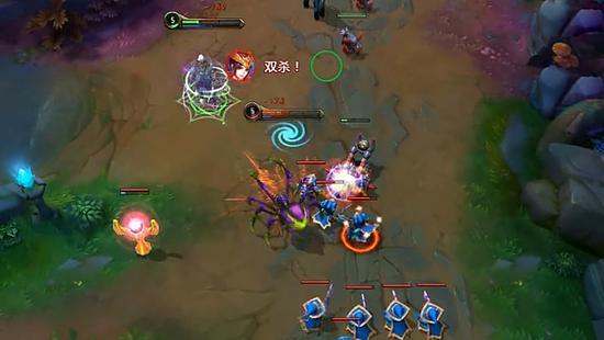 远程E打到英雄可获得视野