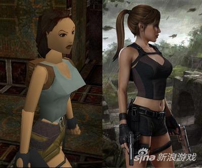 劳拉新旧造型对比
