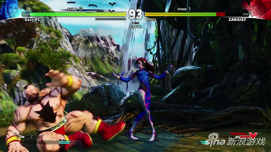 这身姿值满分！机甲女神D.av乱入《街头霸王5》