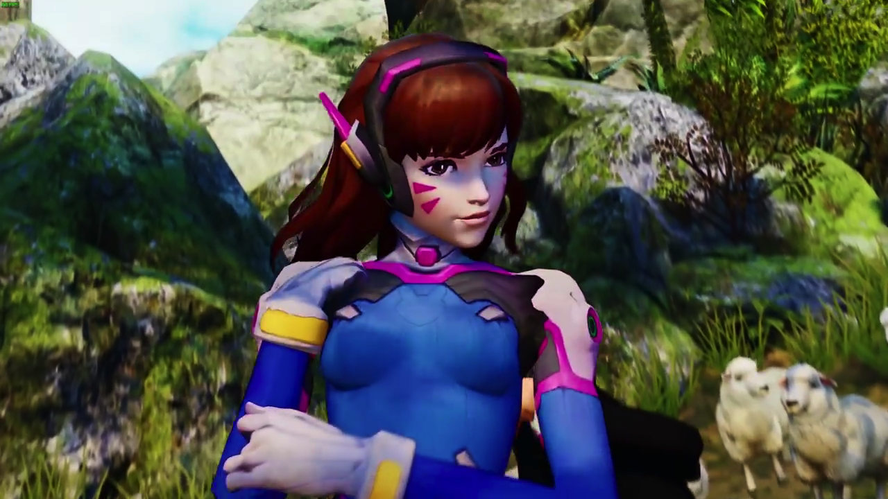 这身姿值满分！机甲女神D.av乱入《街头霸王5》