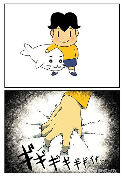 即使是这样，也能做出萌萌的表情