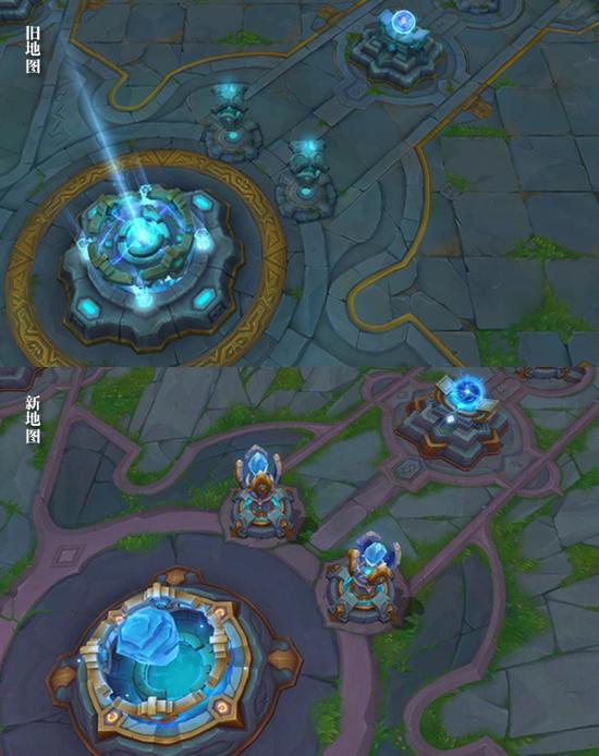 主基地和兵营的雕刻更为精细、有层次感