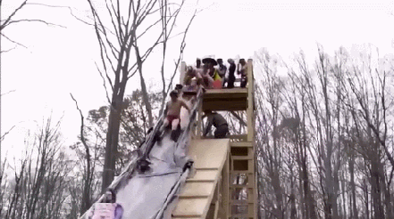 有一个劈叉了！