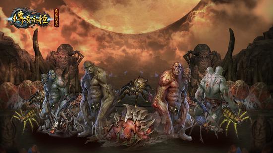 赤月怪物综合图PS