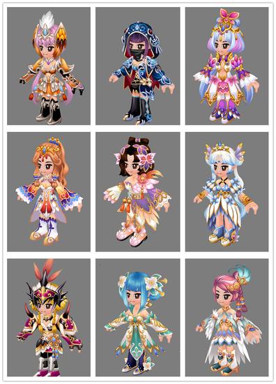 传说防具设定女