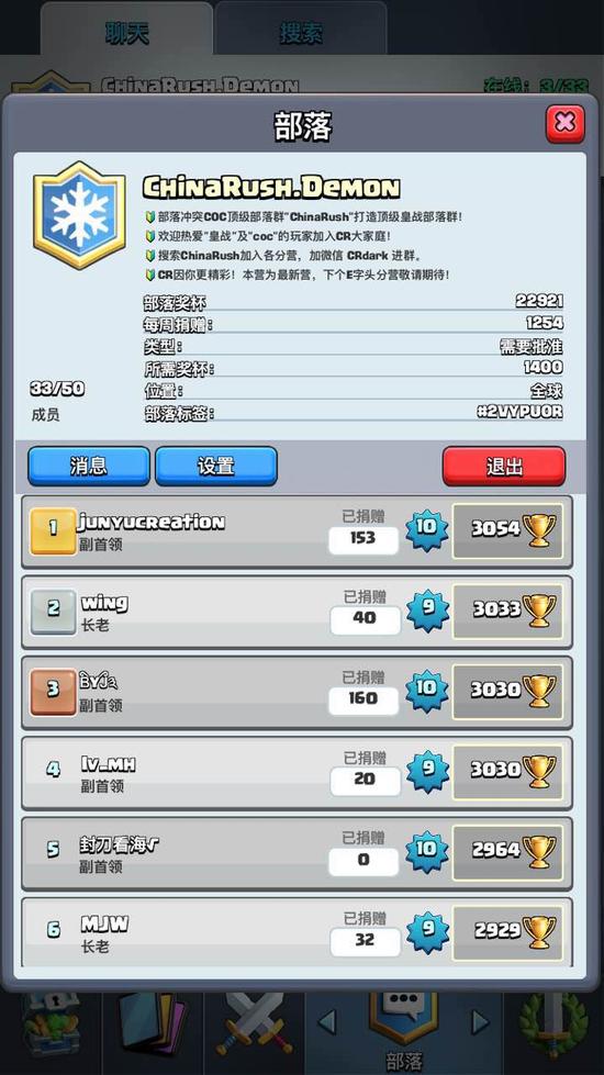 大拿所属的部落chinarush.demon