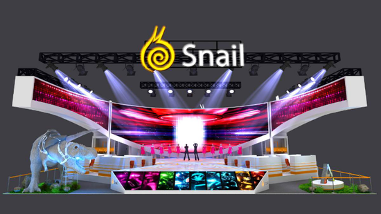 2016ChinaJoy蜗牛数字展台设计效果图