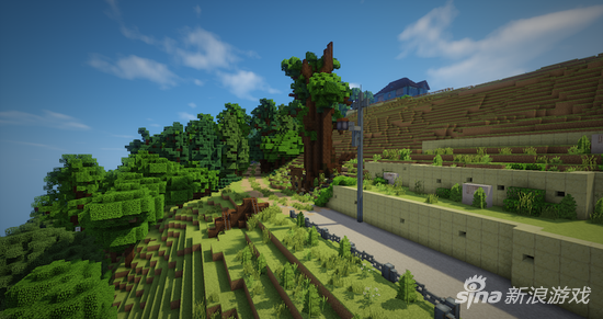 白龙和千寻道别的山坡