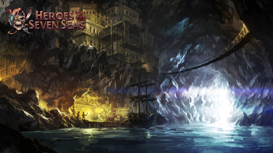 （《骷髅海》游戏原画）