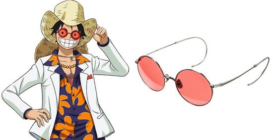 《海贼王》新剧场版周边：路飞佩戴的同款太阳镜