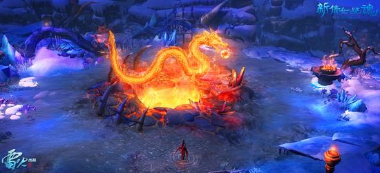 霸气侧漏的“龙飞”场景