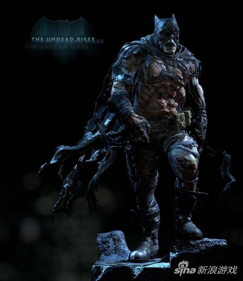 大神打造丧尸版蝙蝠侠手办
