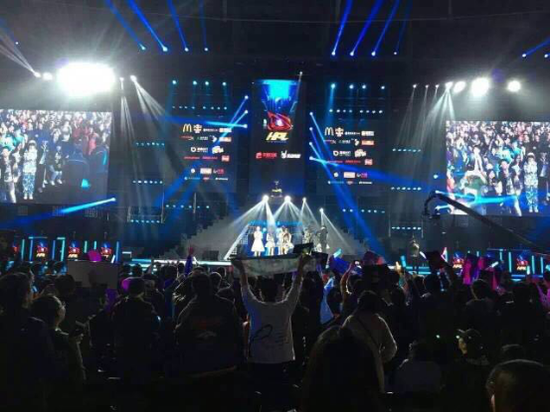 HPL2015赛季全球总决赛现场