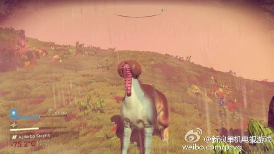 《无人深空》中的奇葩生物。