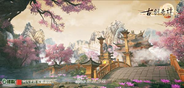 图5 《古剑奇谭网络版》妙法门派洞天：妙成山