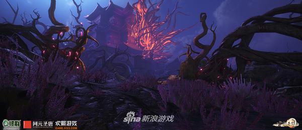 图12 《古剑奇谭网络版》慈恩寺副本场景