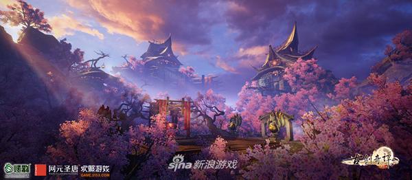 图13 《古剑奇谭网络版》玄九玉府副本场景