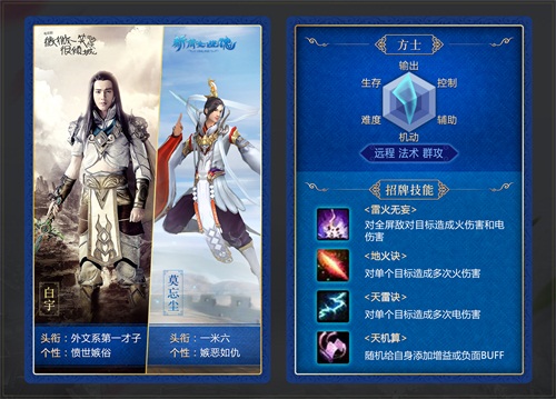 电视剧《微微一笑很倾城》白宇饰演游戏角色造型原型——倩女幽魂男方士