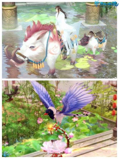 酷炫的猪刚鬣和美出天际的挽墨醉雪