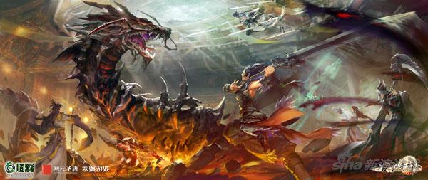 图8 《古剑奇谭网络版》秦陵之战