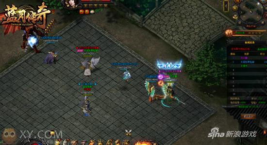 XY游戏《蓝月传奇》比齐城夜战激烈异常