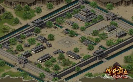 《传奇霸业》夜战比奇城地图