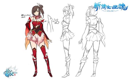 图7：《新倩女幽魂》动画—杨梦言人物设定