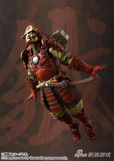 日本武士版钢铁侠手办