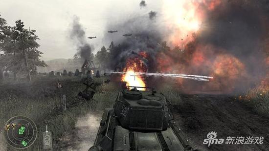 COD5中的T34-85坦克